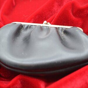 vintage leather 60s 70s‎ coin purse